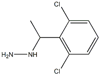 1-(1-(2,6-dichlorophenyl)ethyl)hydrazine Structure