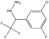 1-(1-(3-chloro-5-fluorophenyl)-2,2,2-trifluoroethyl)hydrazine 구조식 이미지