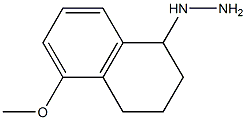 1-(1,2,3,4-tetrahydro-5-methoxynaphthalen-1-yl)hydrazine Structure