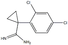 1-(2,4-dichlorophenyl)cyclopropanecarboxamidine Structure