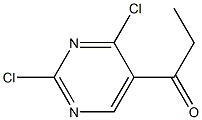 1-(2,4-dichloropyrimidin-5-yl)propan-1-one 구조식 이미지