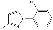 1-(2-bromophenyl)-3-methyl-1H-pyrazole Structure