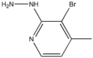 1-(3-bromo-4-methylpyridin-2-yl)hydrazine 구조식 이미지