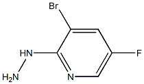 1-(3-bromo-5-fluoropyridin-2-yl)hydrazine 구조식 이미지