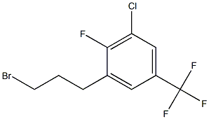 1-(3-bromopropyl)-3-chloro-2-fluoro-5-(trifluoromethyl)benzene Structure