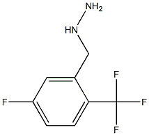 1-(5-fluoro-2-(trifluoromethyl)benzyl)hydrazine Structure