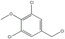 1,3-dichloro-5-(chloromethyl)-2-methoxybenzene 구조식 이미지