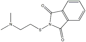 2-(2-(dimethylamino)ethylthio)isoindoline-1,3-dione Structure