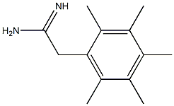 2-(2,3,4,5,6-pentamethylphenyl)acetamidine 구조식 이미지