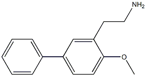 2-(2-methoxy(5-phenyl)phenyl)ethylamine Structure