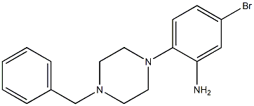 2-(4-BENZYLPIPERAZIN-1-YL)-5-BROMOANILINE Structure