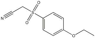 2-(4-ethoxyphenylsulfonyl)acetonitrile 구조식 이미지