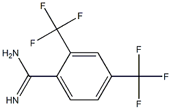 2,4-bis(trifluoromethyl)benzamidine Structure