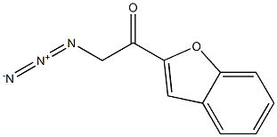 2-azido-1-(benzofuran-2-yl)ethanone Structure