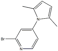 2-bromo-4-(2,5-dimethyl-1H-pyrrol-1-yl)pyridine Structure