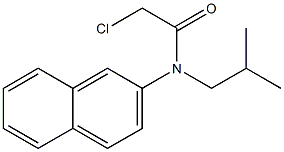 2-chloro-N-isobutyl-N-(naphthalen-2-yl)acetamide Structure