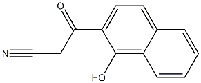 3-(1-hydroxynaphthalen-2-yl)-3-oxopropanenitrile Structure