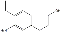 3-(3-amino-4-ethylphenyl)propan-1-ol Structure
