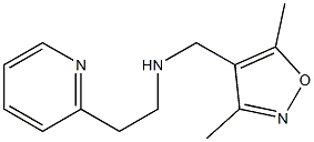 [(3,5-dimethyl-1,2-oxazol-4-yl)methyl][2-(pyridin-2-yl)ethyl]amine Structure