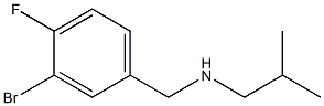 [(3-bromo-4-fluorophenyl)methyl](2-methylpropyl)amine 구조식 이미지