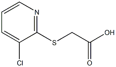 [(3-chloropyridin-2-yl)thio]acetic acid Structure