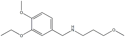[(3-ethoxy-4-methoxyphenyl)methyl](3-methoxypropyl)amine 구조식 이미지