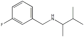 [(3-fluorophenyl)methyl](3-methylbutan-2-yl)amine Structure