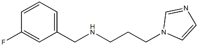 [(3-fluorophenyl)methyl][3-(1H-imidazol-1-yl)propyl]amine 구조식 이미지