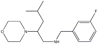 [(3-fluorophenyl)methyl][4-methyl-2-(morpholin-4-yl)pentyl]amine 구조식 이미지