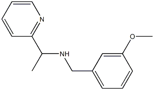 [(3-methoxyphenyl)methyl][1-(pyridin-2-yl)ethyl]amine Structure