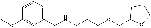 [(3-methoxyphenyl)methyl][3-(oxolan-2-ylmethoxy)propyl]amine Structure