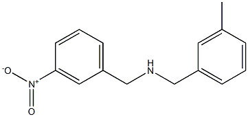 [(3-methylphenyl)methyl][(3-nitrophenyl)methyl]amine Structure