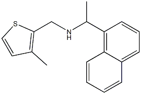 [(3-methylthiophen-2-yl)methyl][1-(naphthalen-1-yl)ethyl]amine 구조식 이미지