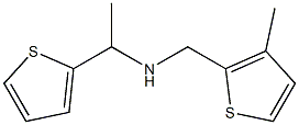 [(3-methylthiophen-2-yl)methyl][1-(thiophen-2-yl)ethyl]amine Structure