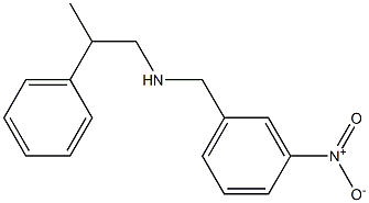 [(3-nitrophenyl)methyl](2-phenylpropyl)amine Structure