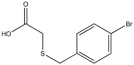 [(4-bromobenzyl)thio]acetic acid 구조식 이미지