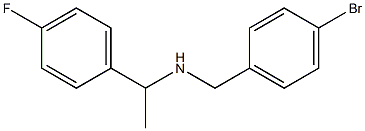 [(4-bromophenyl)methyl][1-(4-fluorophenyl)ethyl]amine 구조식 이미지