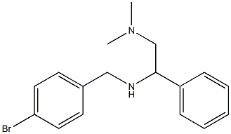 [(4-bromophenyl)methyl][2-(dimethylamino)-1-phenylethyl]amine Structure