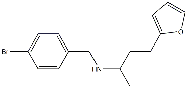 [(4-bromophenyl)methyl][4-(furan-2-yl)butan-2-yl]amine 구조식 이미지