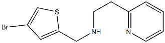 [(4-bromothiophen-2-yl)methyl][2-(pyridin-2-yl)ethyl]amine Structure