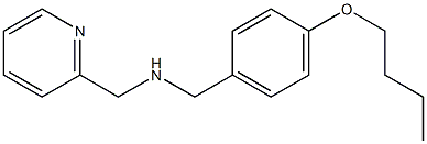 [(4-butoxyphenyl)methyl](pyridin-2-ylmethyl)amine 구조식 이미지