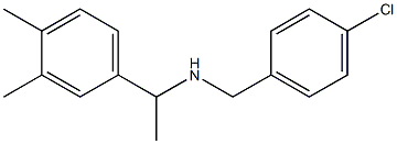 [(4-chlorophenyl)methyl][1-(3,4-dimethylphenyl)ethyl]amine 구조식 이미지