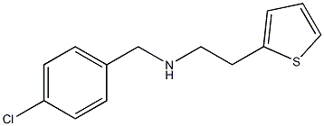 [(4-chlorophenyl)methyl][2-(thiophen-2-yl)ethyl]amine Structure