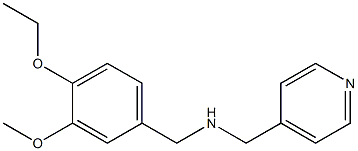 [(4-ethoxy-3-methoxyphenyl)methyl](pyridin-4-ylmethyl)amine 구조식 이미지