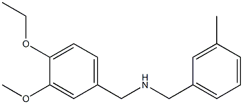 [(4-ethoxy-3-methoxyphenyl)methyl][(3-methylphenyl)methyl]amine 구조식 이미지