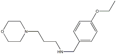 [(4-ethoxyphenyl)methyl][3-(morpholin-4-yl)propyl]amine 구조식 이미지