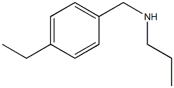 [(4-ethylphenyl)methyl](propyl)amine Structure