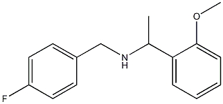 [(4-fluorophenyl)methyl][1-(2-methoxyphenyl)ethyl]amine 구조식 이미지