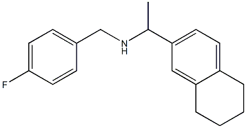 [(4-fluorophenyl)methyl][1-(5,6,7,8-tetrahydronaphthalen-2-yl)ethyl]amine Structure