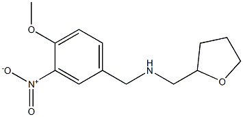 [(4-methoxy-3-nitrophenyl)methyl](oxolan-2-ylmethyl)amine 구조식 이미지